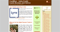 Desktop Screenshot of cardbhai.com